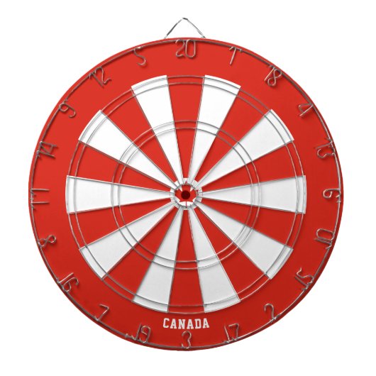 Canada Flag Patriot's Bullseye Dartbord (Voorkant)