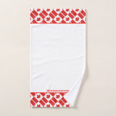 CANADA FLAG Persoonlijke scriptWHITE Bad Handdoek (Handdoek)