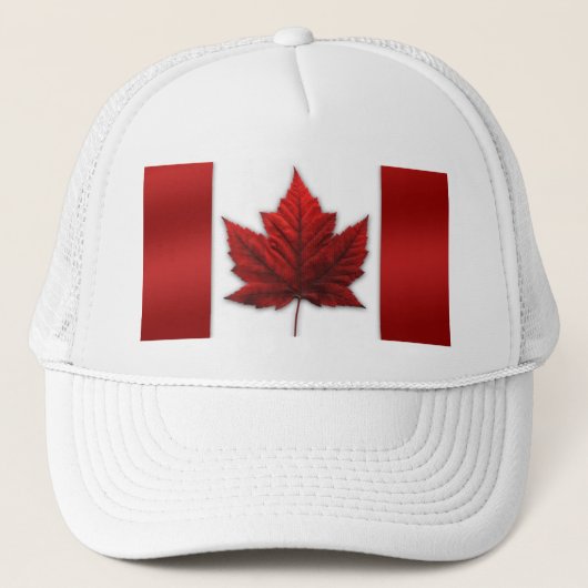 Canada Flag Pet Trucker Hat Canada Souvenir Pet (Voorkant)