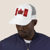Canada Flag Pet Trucker Hat Canada Souvenir Pet (In situ)
