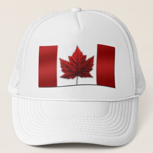 Canada Flag Pet Trucker Hat Canada Souvenir Pet (Voorkant)