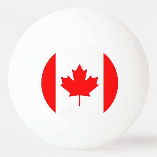 Canada Flag ping Pong Ball (Voorkant)