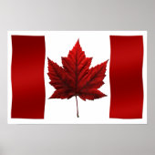 Canada Flag Poster Canada Flag Souvenir Art Print (Voorkant)