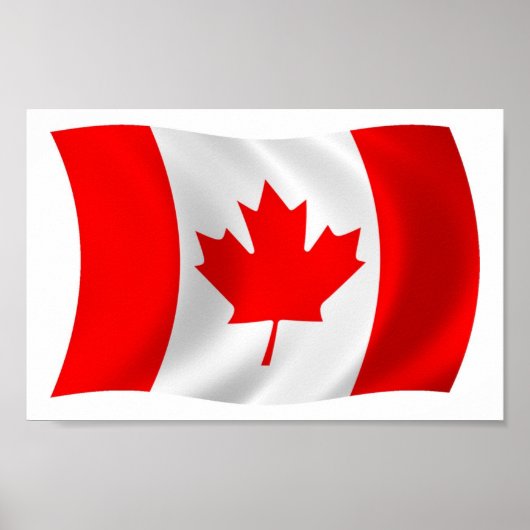 Canada Flag Poster Print (Voorkant)