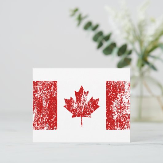 Canada Flag Pride Briefkaart (Staand voorkant)