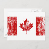 Canada Flag Pride Briefkaart (Voorkant / Achterkant)