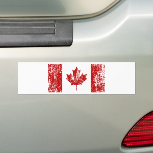 Canada Flag Pride Bumpersticker (Op auto)