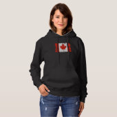 Canada Flag Pride Friendship Pride Peace  R Hoodie (Voorkant volledig)