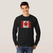 Canada Flag Pride Friendship Pride Peace R T-shirt (Voorkant volledig)