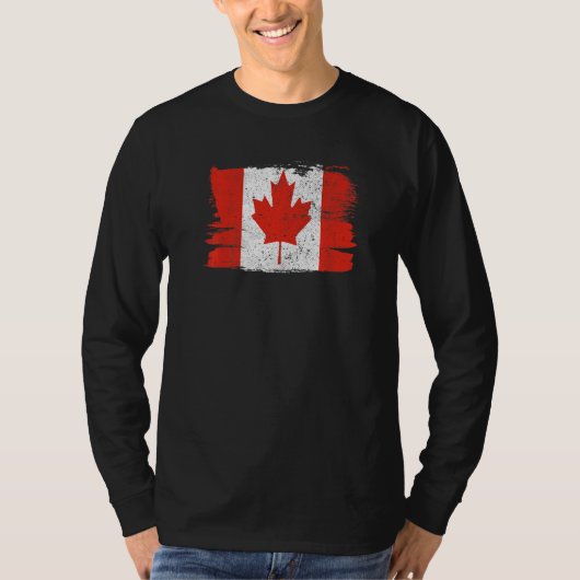 Canada Flag Pride Friendship Pride Peace R T-shirt (Voorkant)