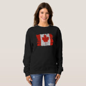 Canada Flag Pride Friendship Pride Peace R Trui (Voorkant volledig)