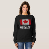 Canada Flag Proud Canadian Pharmacist 1st July Pha Trui (Voorkant volledig)