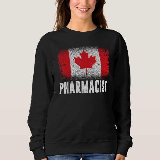 Canada Flag Proud Canadian Pharmacist 1st July Pha Trui (Voorkant)