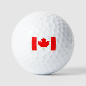Canada Flag Red Maple Leaf Golfballen (Voorkant)