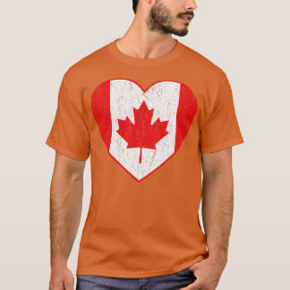 Canada Flag Retro T-shirt