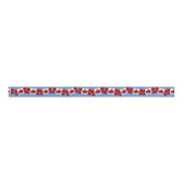 Canada Flag Ribbon Custom Canada Ribbon Grosgrain Lint (Voorkant)