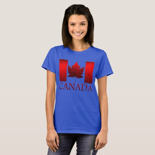 Canada Flag Shirt Plus Size Canada Baseball Jersey (Voorkant volledig)