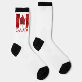 Canada Flag Socks Canada Souvenir Socks Customize Sokken (Rechts)