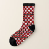 Canada Flag Socks Canada Souvenir Socks Sokken (Links - buitenkant)