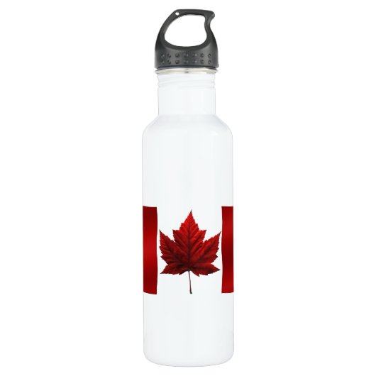 Canada - Flag Souvenir Bottle Waterfles (Voorkant)