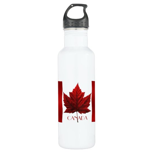 Canada - Flag Souvenir Bottle Waterfles (Voorkant)