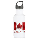 Canada - Flag Souvenir Bottle Waterfles (Voorkant)