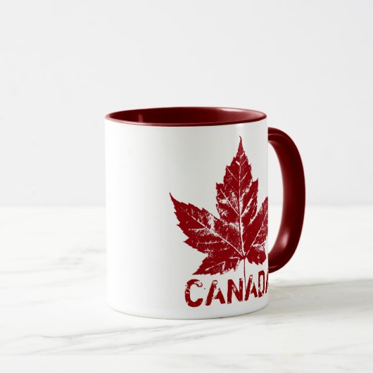 Canada Flag Souvenir Coffee Cup Canada Mok (Voorkant rechts)