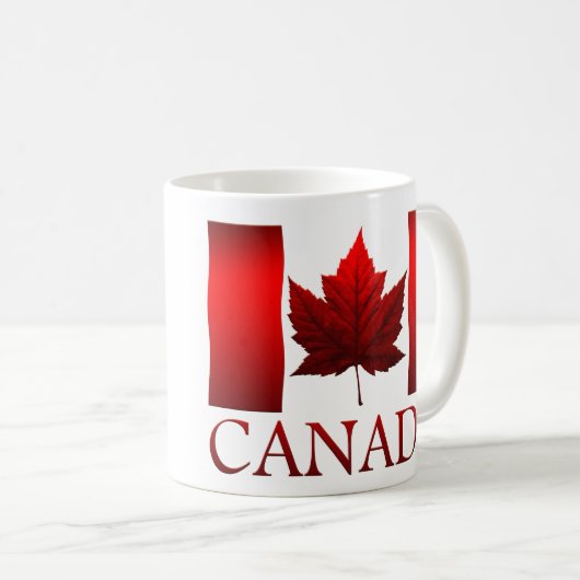 Canada Flag Souvenir Coffee Cup Canada Mok (Voorkant rechts)