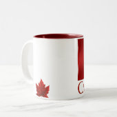 Canada Flag Souvenir Coffee Cup Canada Mok (Voorkant links)