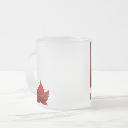 Canada Flag Souvenir Coffee Cup Canada Mok (Voorkant links)