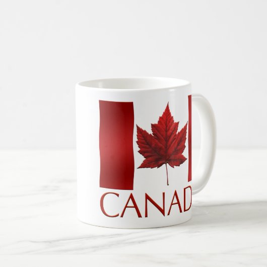 Canada Flag Souvenir Coffee Cup Canada Mok (Voorkant rechts)
