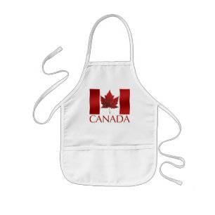 Canada Flag Souvenir Kinder Apron Canada Souvenir Schort