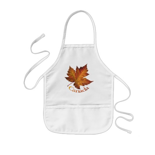 Canada Flag Souvenir Kinder Apron Canada Souvenir Schort (Voorkant)