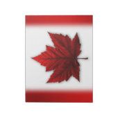 Canada Flag Souvenir Notepad Canada - cadeaus Notitieblok (Linkerzijde)