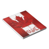 Canada Flag Souvenir Notepad Canada - cadeaus Notitieblok (Schuin)