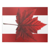 Canada Flag Souvenir Notepad Canada - cadeaus Notitieblok (Voorkant)