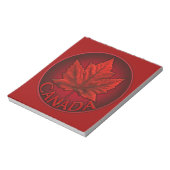 Canada Flag Souvenir Notepad Canada - cadeaus Notitieblok (Linkerzijde)