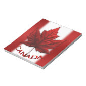 Canada Flag Souvenir Notepad Canada - cadeaus Notitieblok (Linkerzijde)