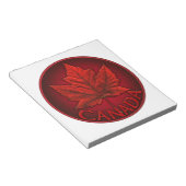 Canada Flag Souvenir Notepad Canada - cadeaus Notitieblok (Schuin)