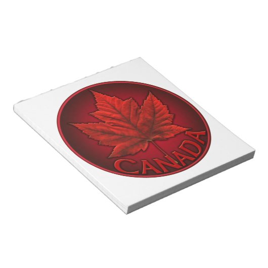 Canada Flag Souvenir Notepad Canada - cadeaus Notitieblok (Schuin)