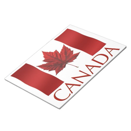 Canada Flag Souvenir Notepad Canada - cadeaus Notitieblok (Schuin)