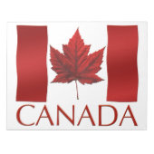 Canada Flag Souvenir Notepad Canada - cadeaus Notitieblok (Voorkant)