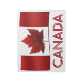 Canada Flag Souvenir Notepad Canada - cadeaus Notitieblok (Linkerzijde)