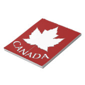 Canada Flag Souvenir Notepad Canada - cadeaus Notitieblok (Linkerzijde)