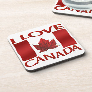 Canada Flag Souvenir Onderzetter Custom Canada Gif