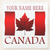 Canada Flag Souvenir Onderzetter Custom Canada Ond (Voorkant)