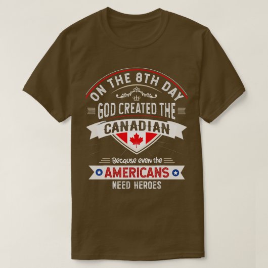 Canada Flag Souvenirs voor Canadese Mannen Women T-shirt (Design voorkant)
