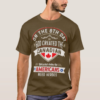 Canada Flag Souvenirs voor Canadese Mannen Women T-shirt