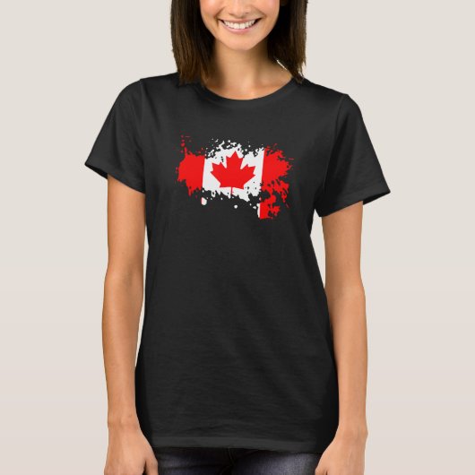 Canada Flag T-shirt (Voorkant)