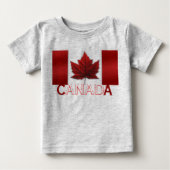 Canada Flag Toddler Shirt Canada Baby Souvenir Top (Voorkant)